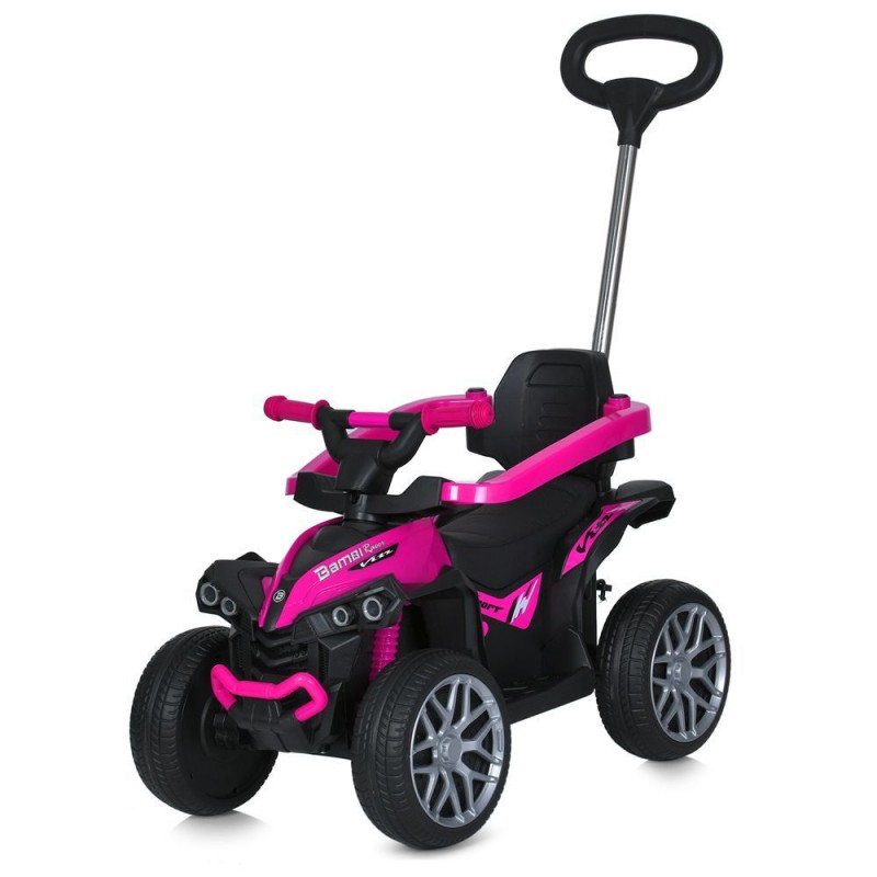 Дитячий толокар-електромобіль 3в1 з ручкою Bambi Racer M 5782EBLR-9 ​​фіолетовий