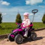 Дитячий толокар-електромобіль 3в1 з ручкою Bambi Racer M 5782EBLR-9 ​​фіолетовий