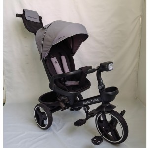 Триколісний велосипед з фарою TURBOTRIKE MT 1002-1 Smart Grey