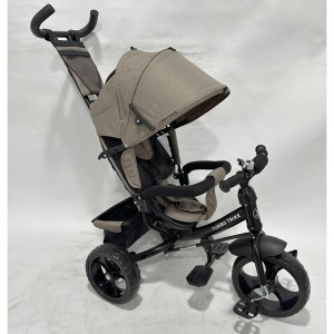 Дитячий триколісний велосипед з батьківською ручкою TURBOTRIKE MT 1005-5 бежевий