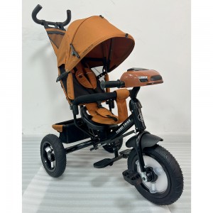 Дитячий триколісний велосипед з ручкою TURBOTRIKE MT 1006-11 помаранчевий 