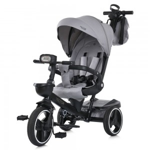 Детский трехколесный велосипед-коляска EL CAMINO VECTOR ME 1162-1 Gray серый 