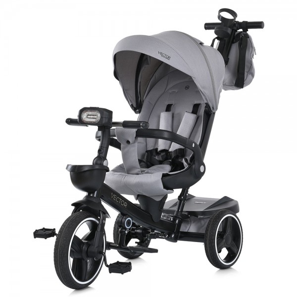 Детский трехколесный велосипед-коляска EL CAMINO VECTOR ME 1162-1 Gray серый 