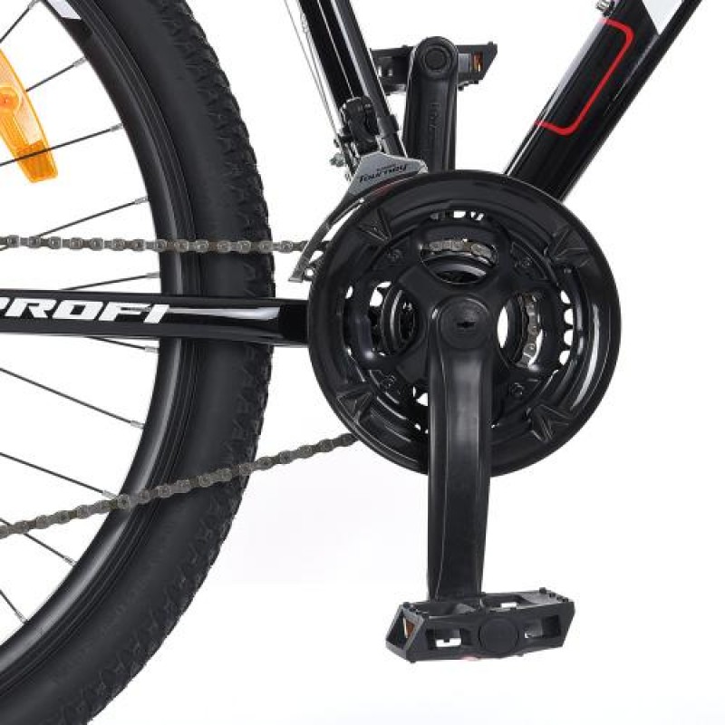 Велосипед спортивный 27,5" дюймов, рама 19" PROF1 EVEREST G275EVEREST A275.1 (3*7s) черно-белый