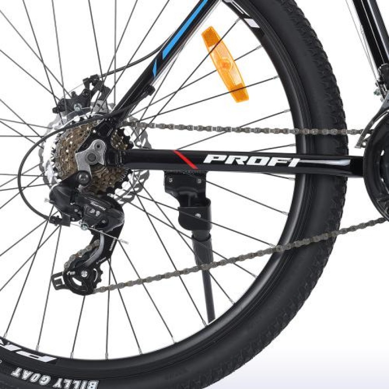 Велосипед спортивный 27,5" дюймов, рама 19" PROF1 EVEREST G275EVEREST A275.1 (3*7s) черно-белый