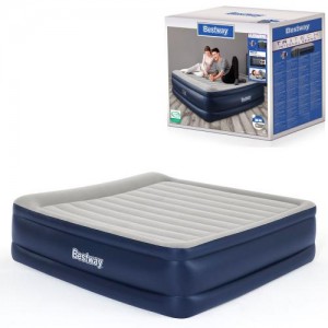 Велюровий матрац з вбудованим насосом 220V BESTWAY 67692