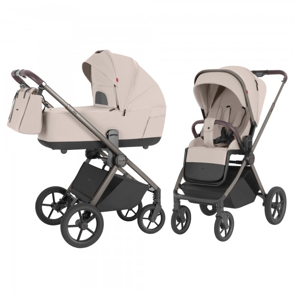 Коляска універсальна CARRELLO Ultra CRL-6527 2в1 Maple Beige (Color Frame) /1/