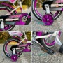 Велосипед для дівчинки 3-5 років з кошиком і сидінням для ляльки CROSSER KIDS BIKE 14" фіолетовий