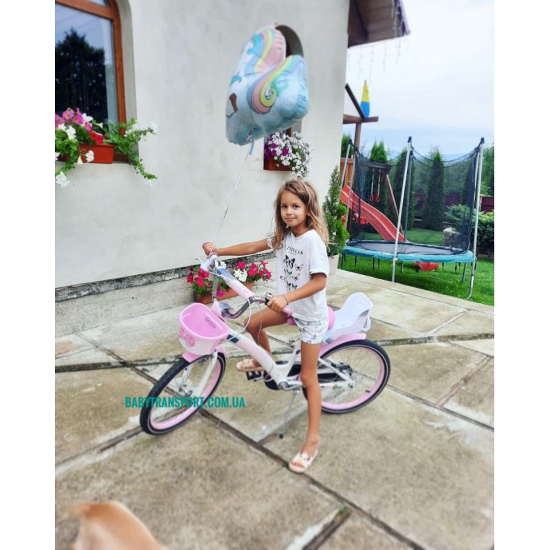 Дитячий велосипед Crosser Kids Bike 20 дюймів рожевий