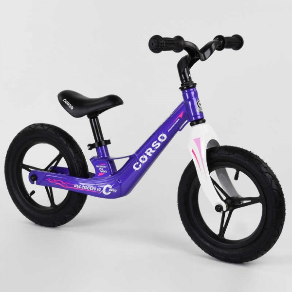 Ультралегкий велобіг-біговел Corso 22709 фіолетовий