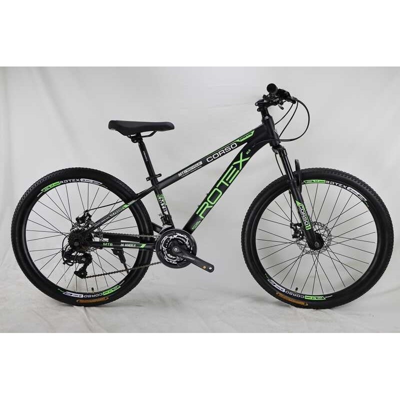 Спортивний велосипед 26" дюймів, рама 13" CORSO Rotex RX-26960 (3*7s) чорний