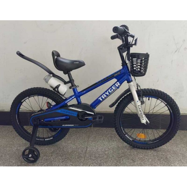 Велосипед для хлопчика 2-х колісний 20 дюймів, алюмінієва рама, CORSO TAYGER TG-62355 синій