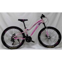 Велосипед підлітковий спортивний 26" дюймів, рама 13" CORSO Mercury MR-26809 (3*7s) рожевий