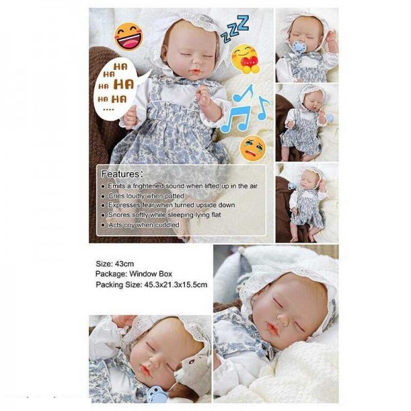 Пупс QM 240020 A (12) "TK Group", функціональний, висота: 42 см, гумовий, озвучені репліки англ. мовою, аксесуари, в коробці