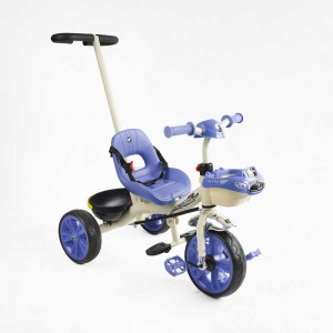 Дитячий триколісний велосипед із ручкою Best Trike BS-70362 фіолетовий