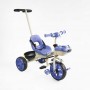 Детский трехколесный велосипед с ручкой Best Trike BS-70362 фиолетовый