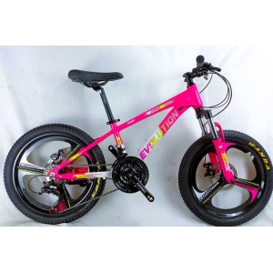 Детский спортивный велосипед 20" дюймов, рама 11" CORSO Evolution EV-20103 (3*7s) розовый
