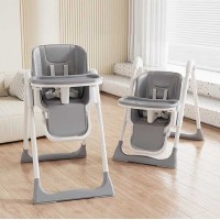 Стільчик для годування Toti 51526 (1) мягкий чохол PU, 4 колеса, з’ємний столик, корзинка, в коробці