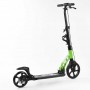 Двухколесный самокат с дисковым тормозом Best Scooter 49161 черный с зеленым