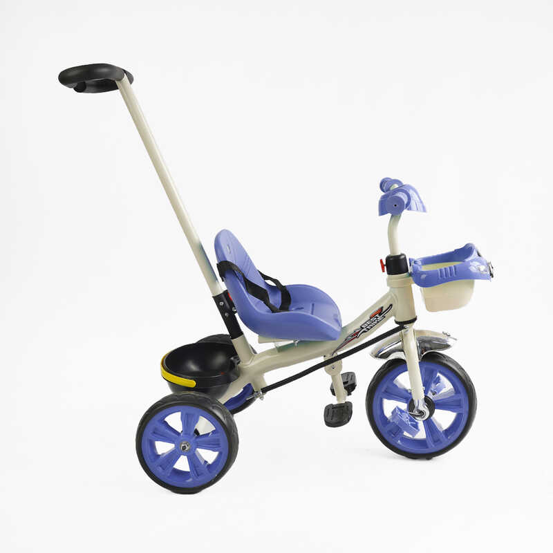 Детский трехколесный велосипед с ручкой Best Trike BS-70362 фиолетовый