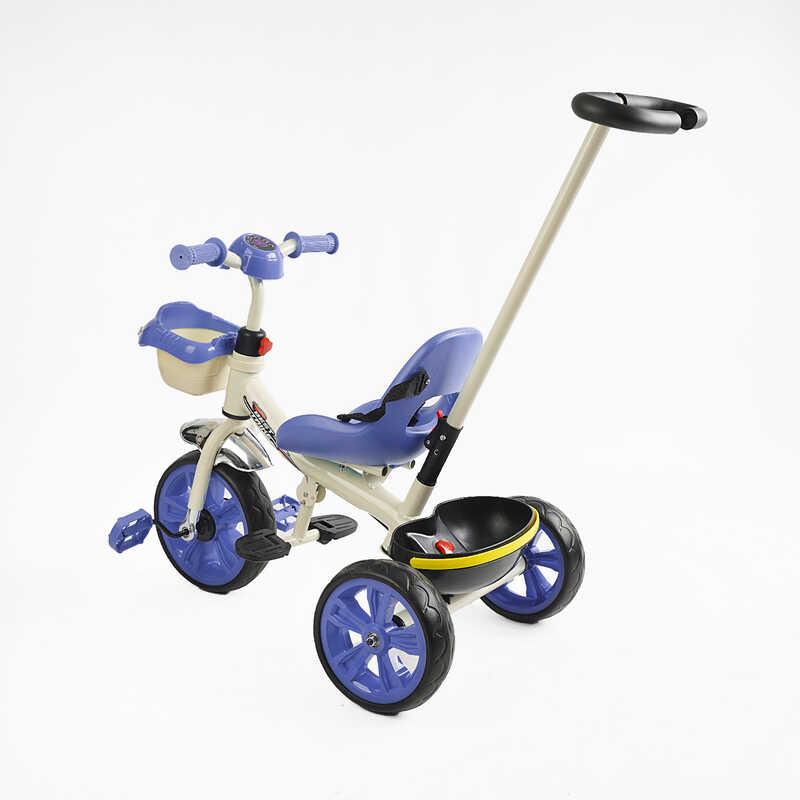 Детский трехколесный велосипед с ручкой Best Trike BS-70362 фиолетовый