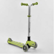 Самокат трехколесный складной Best Scooter Y-00436 салатовый