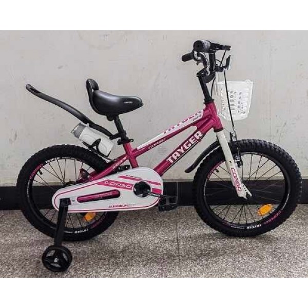 Велосипед для дівчинки 2-х колісний 20 дюймів, алюмінієва рама, CORSO TAYGER TG-70450
