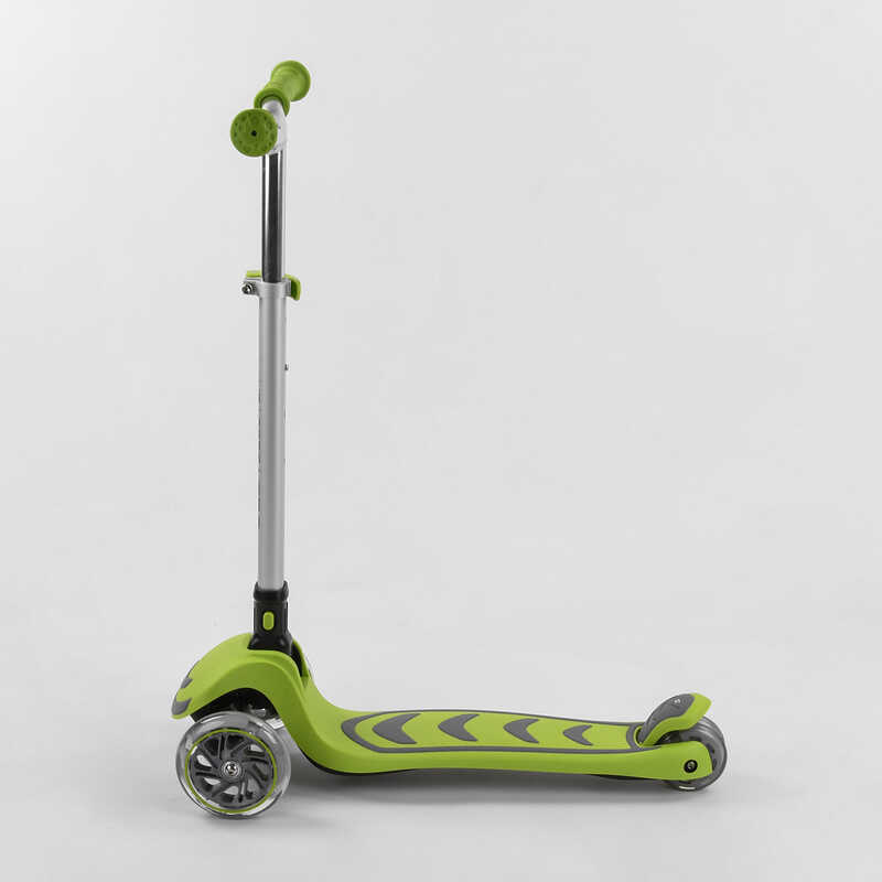 Самокат трехколесный складной Best Scooter Y-00436 салатовый