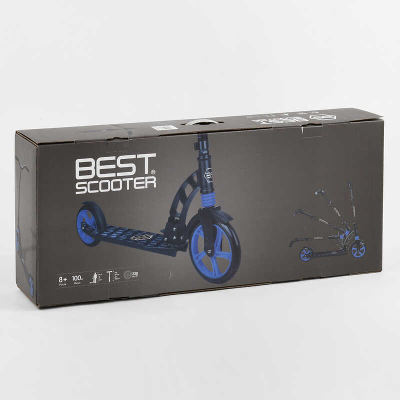 Самокат двоколісний "Best Scooter" 61711 чорно-червоний