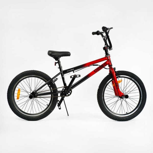 Трюковий велосипед 20 дюймів Corso BMX-2506 червоний