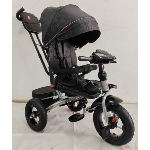 Велосипед 6088 F – 695-12 Best Trike (1) ПОВОРОТНЕ СИДІННЯ, СКЛАДНЕ КЕРМО, ФАРА МУЗИЧНА З USB,Bluetooth НАДУВНІ КОЛЕСА, ПУЛЬТ ВКЛЮЧЕННЯ СВІТЛА І ЗВУКУ