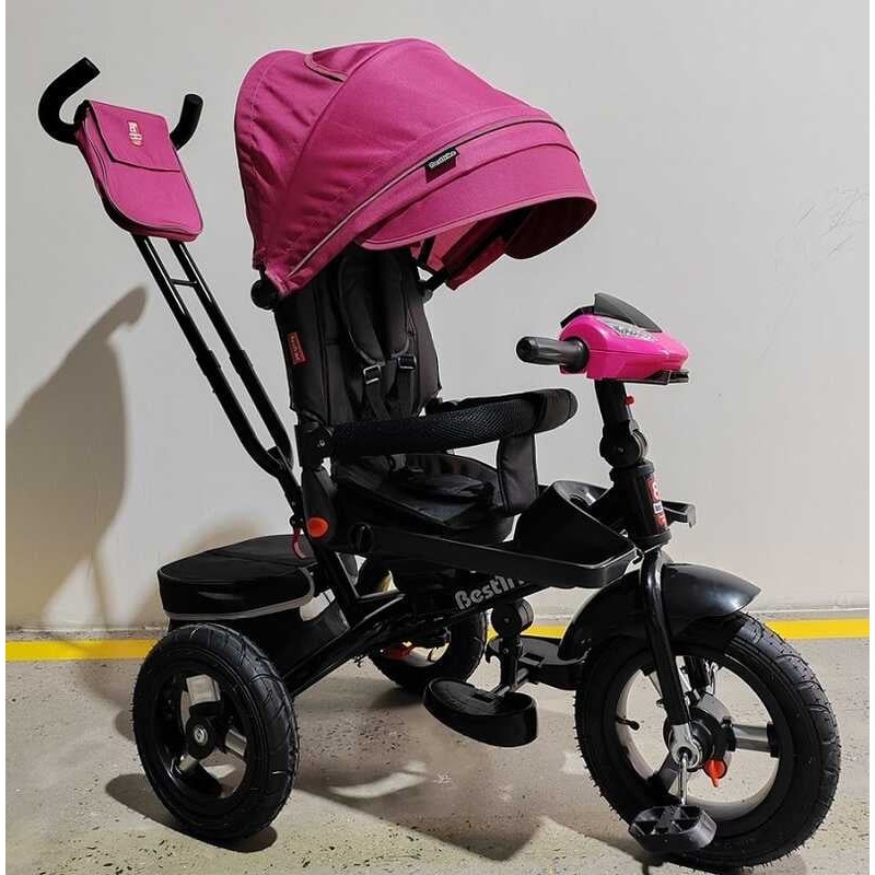 Велосипед 6088 F – 701-16 Best Trike (1) ПОВОРОТНЕ СИДІННЯ, СКЛАДНЕ КЕРМО, ФАРА МУЗИЧНА З USB,Bluetooth НАДУВНІ КОЛЕСА, ПУЛЬТ ВКЛЮЧЕННЯ СВІТЛА І ЗВУКУ