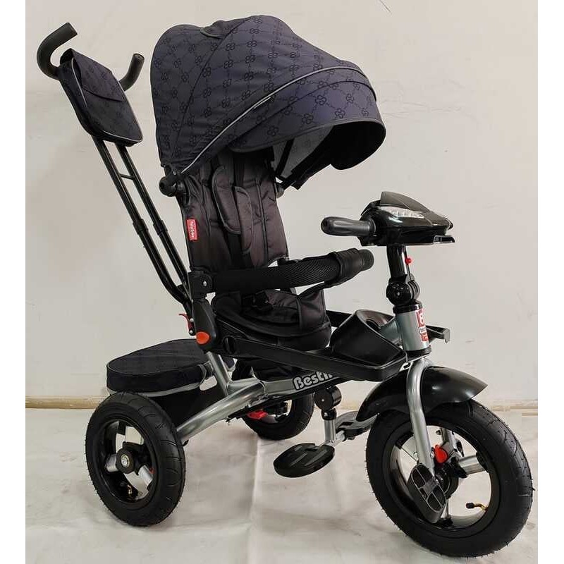 Велосипед 6088 F – 702-15 Best Trike (1) ПОВОРОТНЕ СИДІННЯ, СКЛАДНЕ КЕРМО, ФАРА МУЗИЧНА З USB,Bluetooth НАДУВНІ КОЛЕСА, ПУЛЬТ ВКЛЮЧЕННЯ СВІТЛА І ЗВУКУ