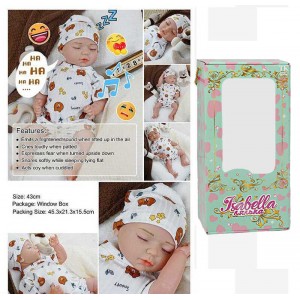 Пупс QM 24008 A (12) "TK Group", функціональний, висота: 42 см, гумовий, озвучені репліки англ. мовою, аксесуари, в коробці