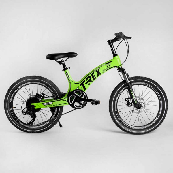 Дитячий спортивний велосипед 20'' CORSO "T-REX" 21455 магнієва рама