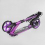 Самокат алюминиевый с ручным тормозом Best Scooter Factor BS-54065 фиолетовый