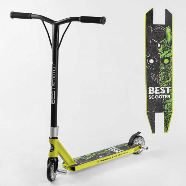 Самокат трюковый Best Scooter 57870 желтый 