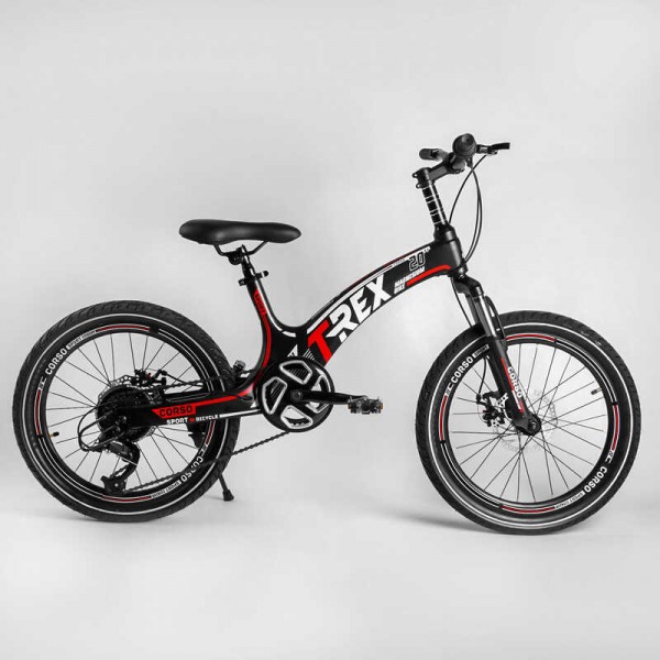 Дитячий спортивний велосипед 20'' CORSO "T-REX" 41777 магнієва рама