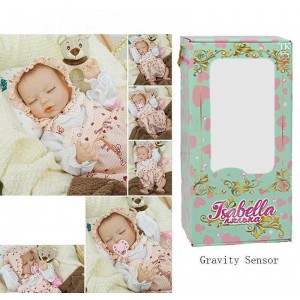 Пупс QM 24059 (12) "TK Group", функціональний, висота: 42 см, гумовий, пустушка, пляшечка, памперс, капелюшок, в коробці