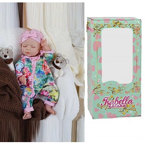 Пупс QM 24019 (12) "TK Group", функціональний, висота: 42 см, гумовий, пустушка, пляшечка, памперс, шапочка, в коробці