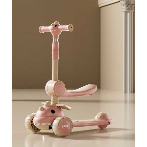 Самокат триколісний з сидінням DL-145-12