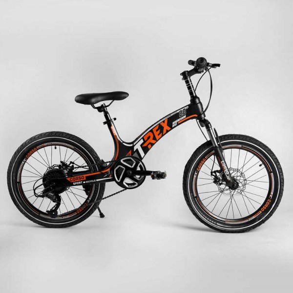 Дитячий спортивний велосипед 20'' CORSO "T-REX" 70432 магнієва рама
