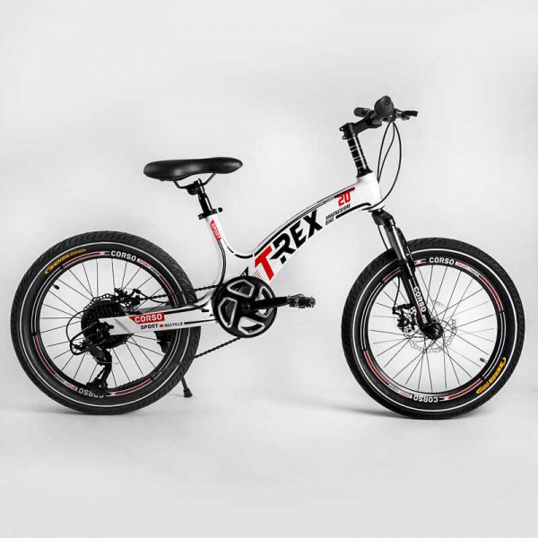 Дитячий спортивний велосипед 20'' CORSO "T-REX" 64899 магнієва рама