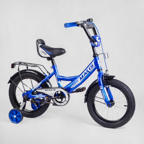 Велосипед 12" дюймів для дітей 2-4 років CORSO MAXIS-12987 синій