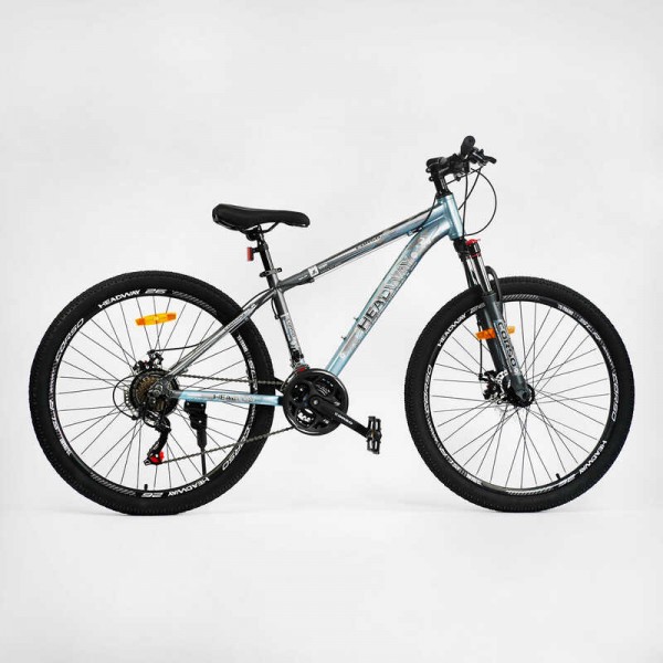 Спортивний велосипед 26" дюймів, рама 15" CORSO HEADWAY HW-26863 (3*7s) 