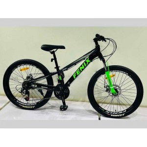 Велосипед Спортивний Corso 24" дюйми «FENIX» FX-24365 (1) рама алюмінієва 11’’, обладнання Saiguan 21 швидкість, зібран на 75