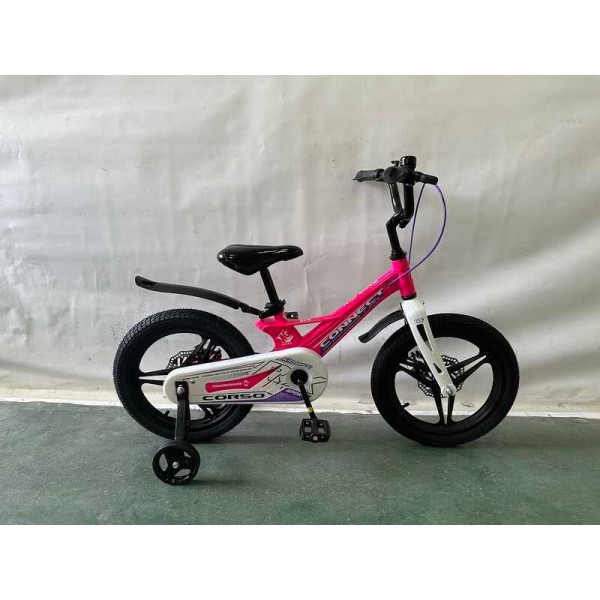 Велосипед двоколісний для дівчинки 5-7 років 16" Corso CONNECT MG-16117 рожевий