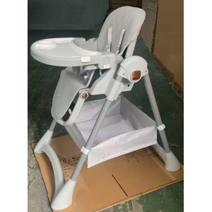 Стільчик для годування Toti Т-69203 (1) мягкий чохол PU, 4 колеса, з’ємний столик, корзинка, в коробці