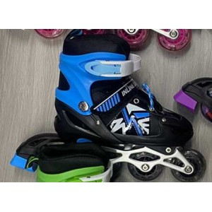 Детские раздвижные ролики, размер 39-43, 44630-L синие