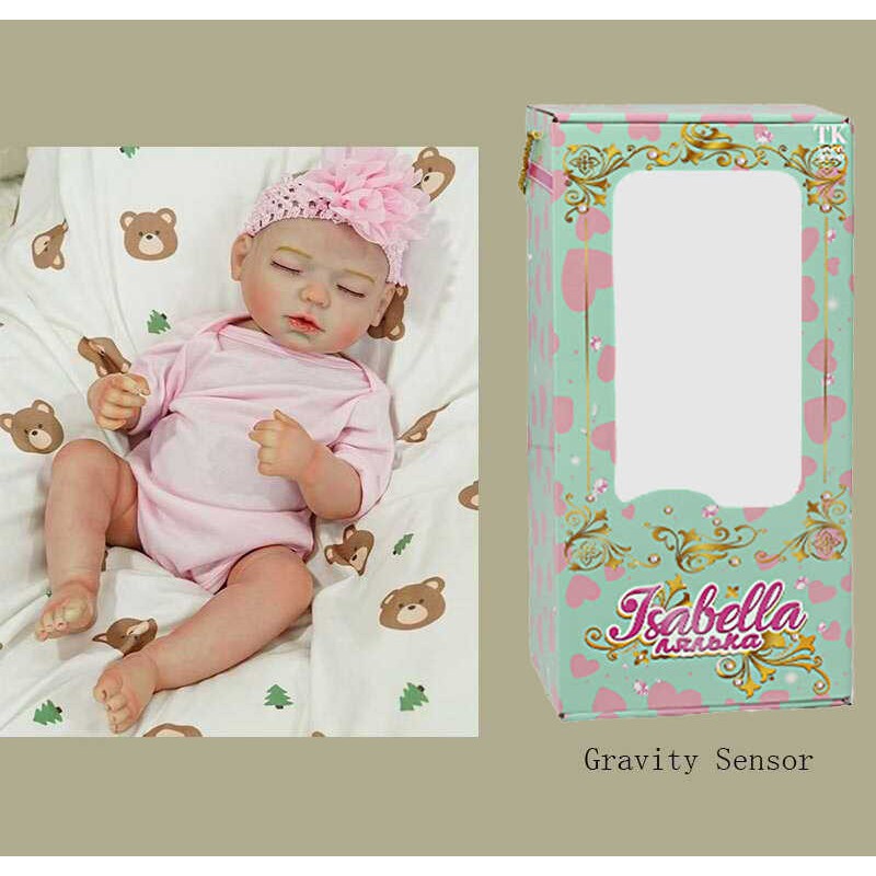 Пупс QM 24075 (12) "TK Group", функціональний, висота: 42 см, гумовий, пустушка, пляшечка, памперс, капелюшок, в коробці